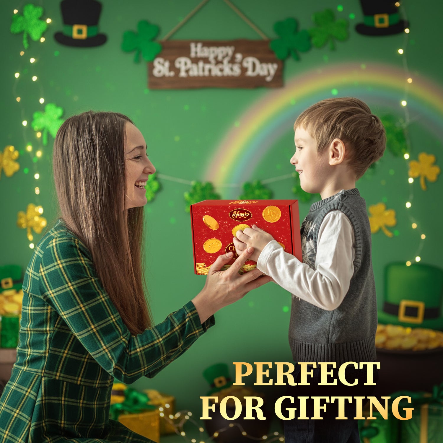 Gold Chocolate Coins, Pack of Gold Chocolate Coins Bulk 100 Count, Ideal Gold Coin Candy for Themed Parties, Events and Celebrations, Perfect for Gift Bags and Festive Decorations Christmas and St. Patrick's Day