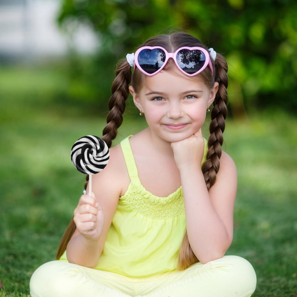 Black and White Swirl Lollipops,24pcs Pack of Suckers Individually Wrapped, Ideal Candy Lollipops for Kids’ Parties, Gift Bags and Celebration Decorations, Tasty Lollipop Candy that Everyone Will Love