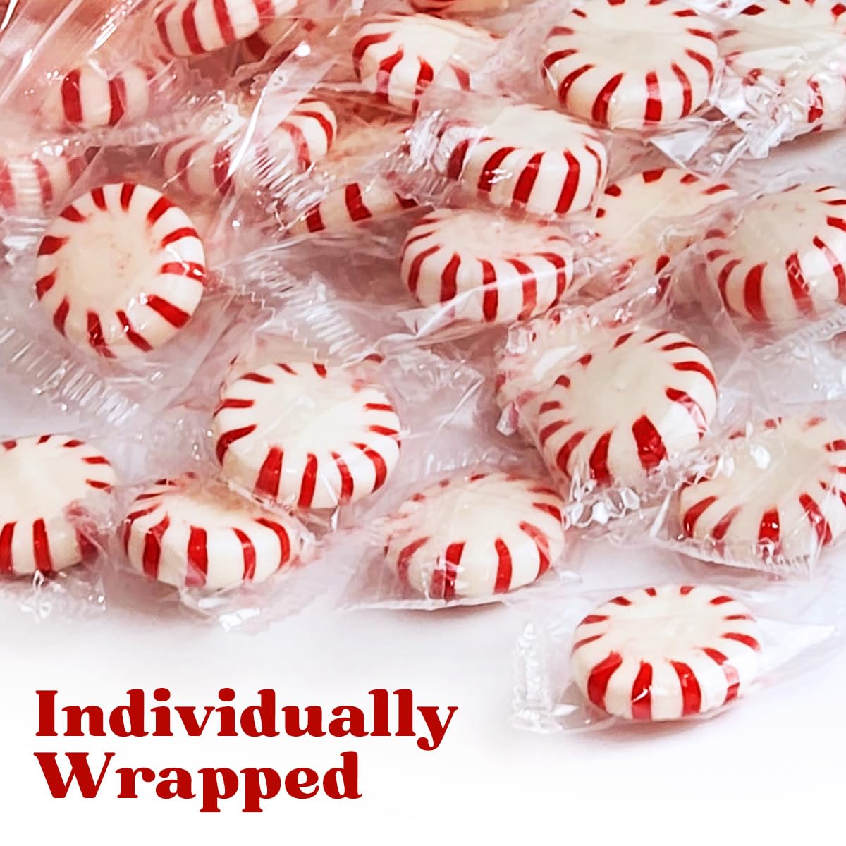 Starlight Peppermints Candy Individually Wrapped - Starlight Mints Hard Candy Individually Wrapped Office Candies Mints, Perfect for Office, 2lb