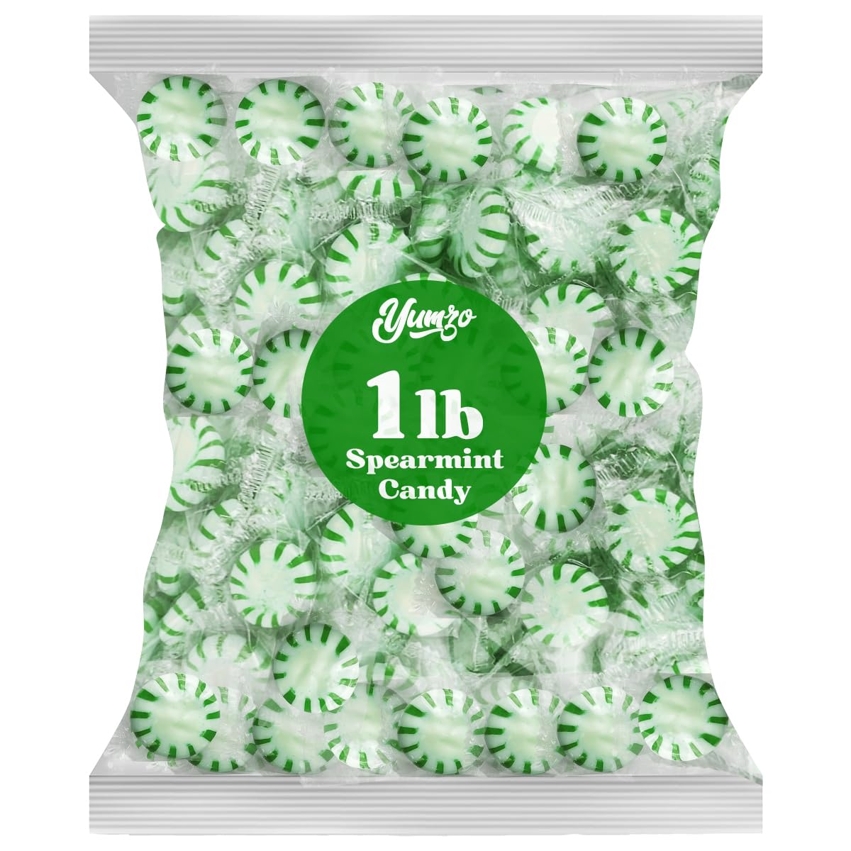 Starlight Spearmint Candy Individually Wrapped, Starlight Mints Bulk Individually Wrapped Spearmint Christmas Candy for Office, Hard Candy Starlight Mints for Cool Breath, (1 Pound)