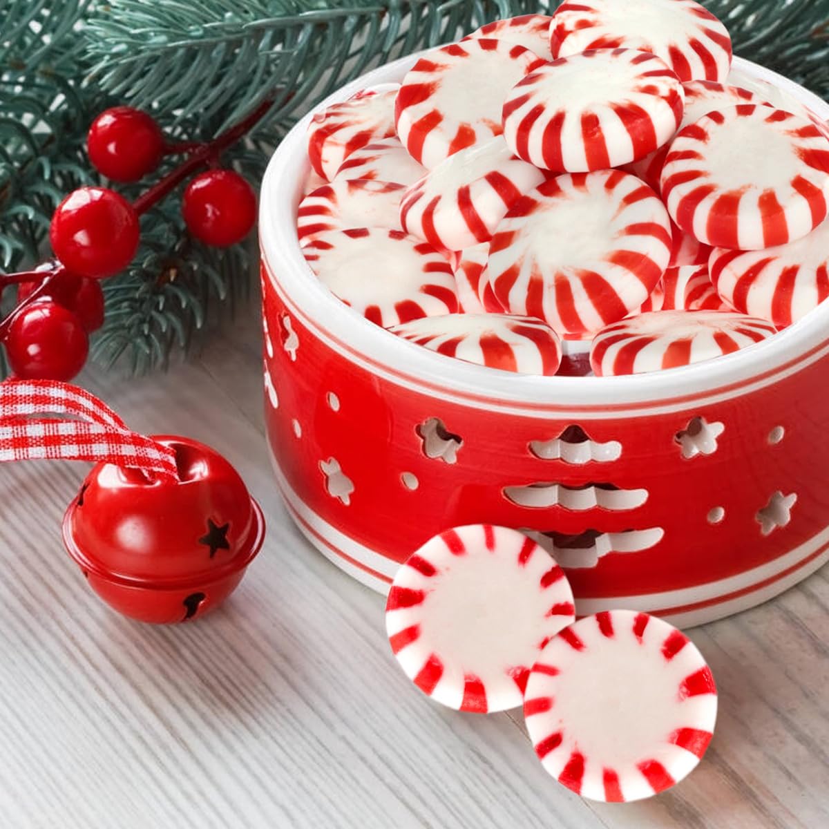 Starlight Peppermints Candy Individually Wrapped - Starlight Mints Hard Candy Individually Wrapped Office Candies Mints, Perfect for Office, 2lb