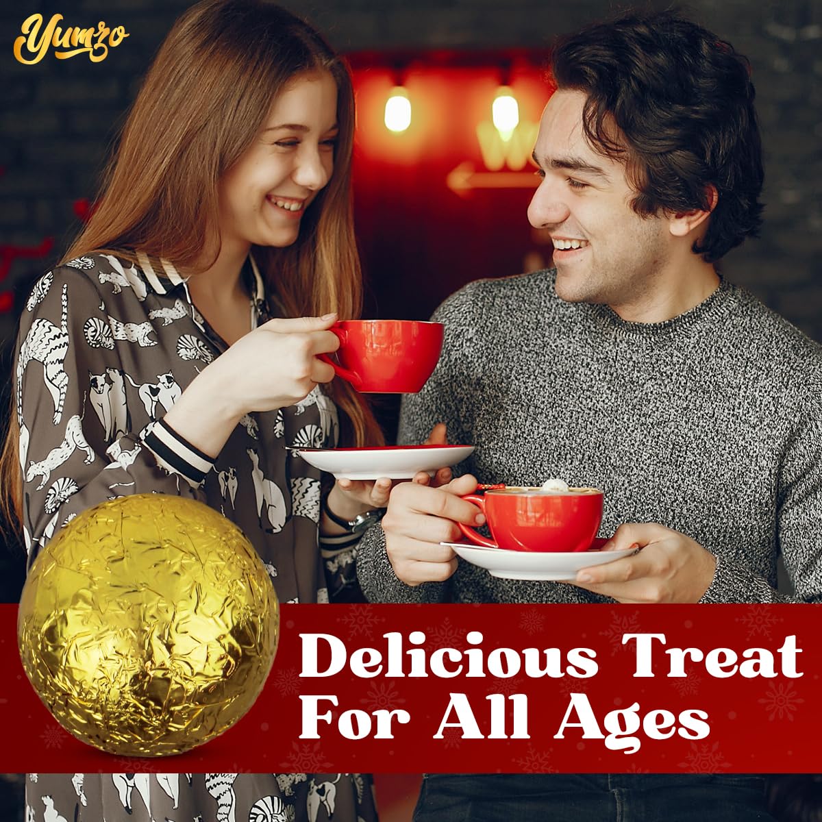 Chocolate Bombs - 3 Pack - Chocolate Bomb Filled with Mini Marshmallows and Cocoa Powder - Makes Large Hot Cocoa Bombs - Fun Party Favor.